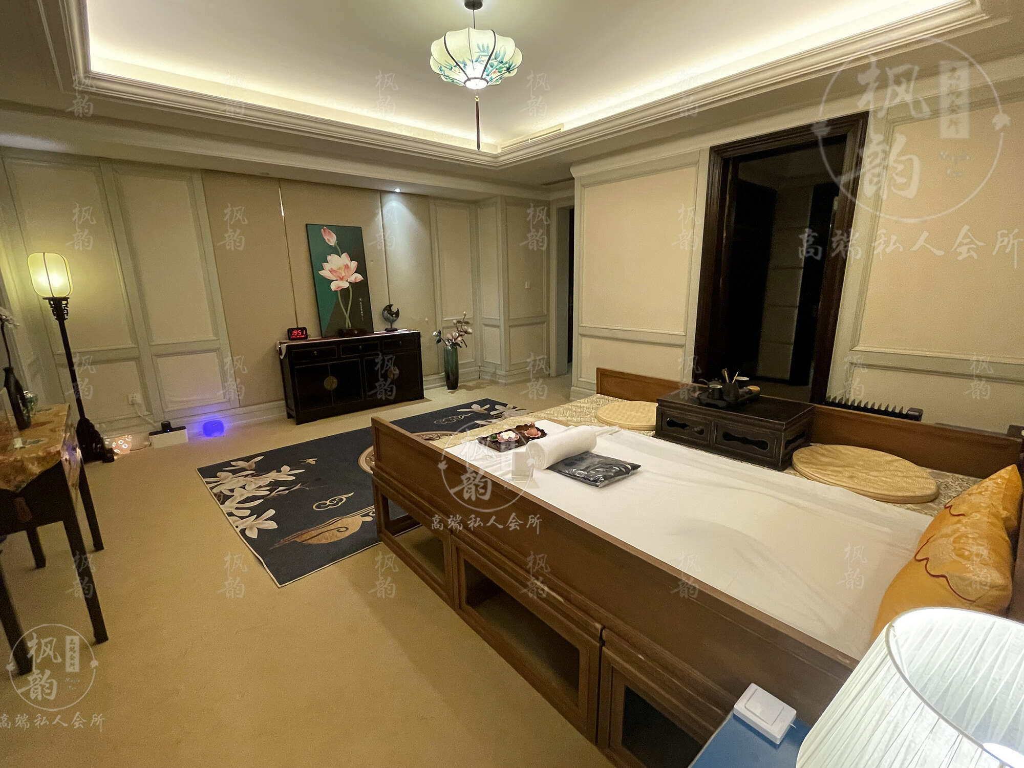 石家庄天津渔阳鼓楼人气优选沐足会馆房间也很干净，舒适的spa体验